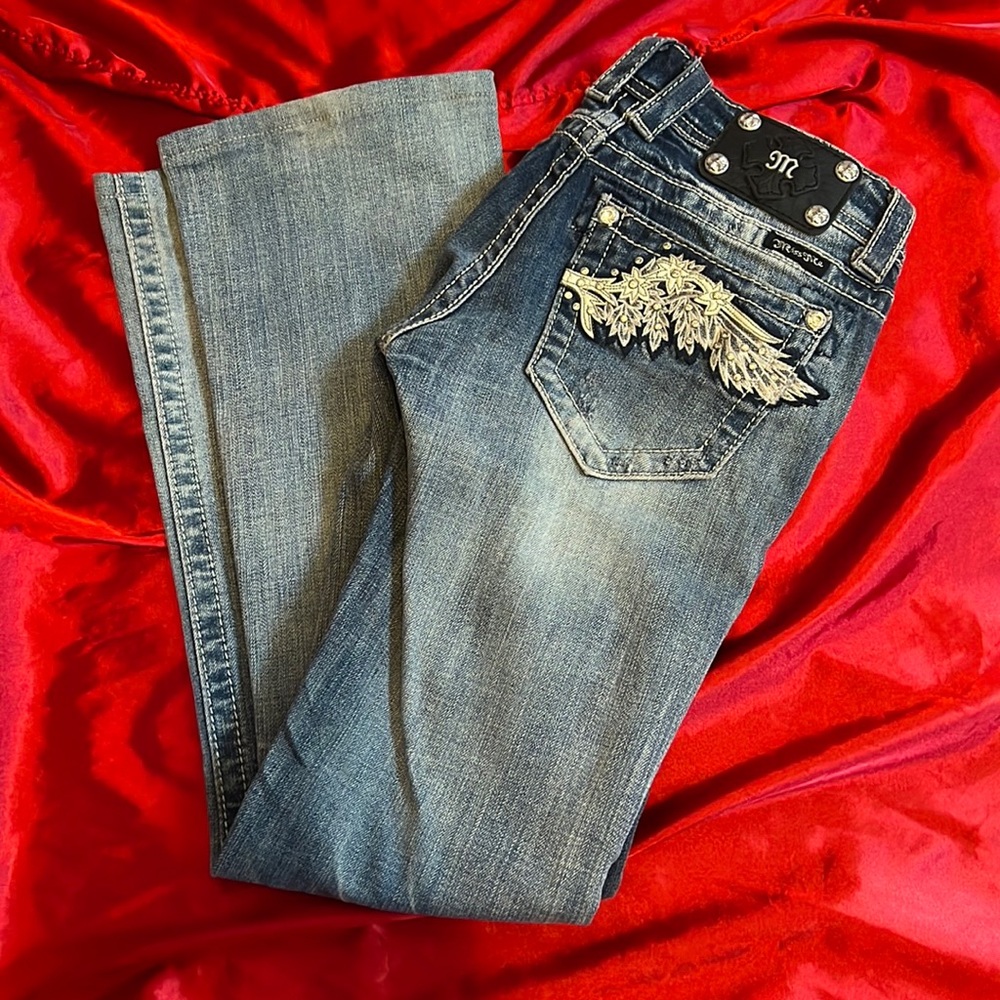 Miss me wings and flower size 26 Jeans